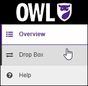 OWL - Drop Box menu item